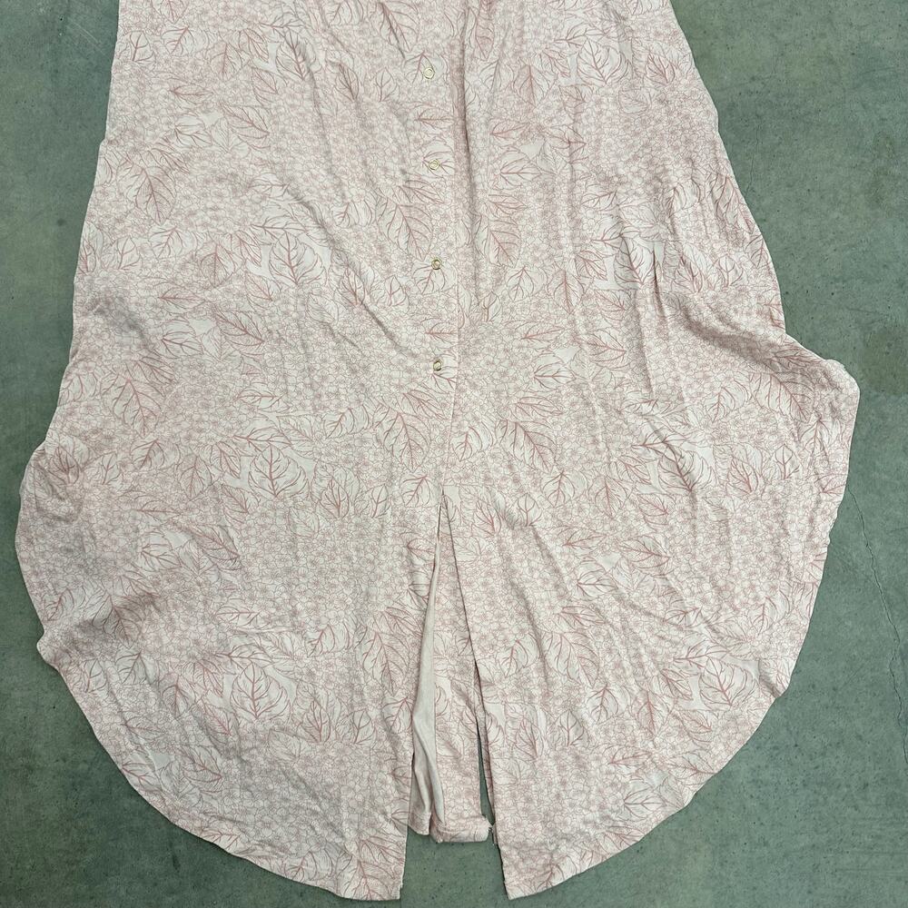 NWT Kindred Bravely Ruffle Strap Labor & Delivery Gown in Pink Hydrangea sz XS - Picture 10 of 13